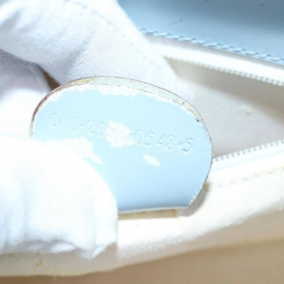 GUCCI Hand Bag Vinyl Light Blue Auth 82716 - Picture 3 of 15